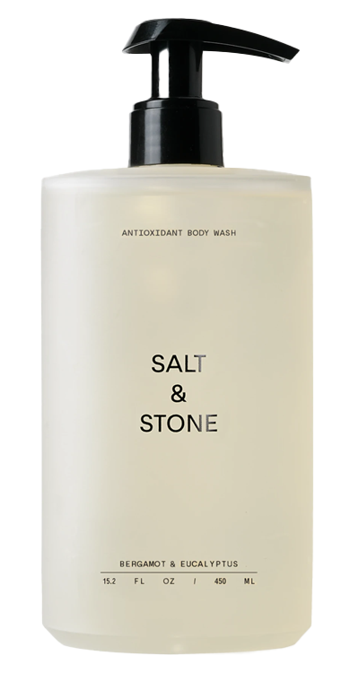SALT & STONE ANTIOXIDANT BODY WASH BERGAMOT & EUCALYPTUS 15.2oz / 450ml alt
