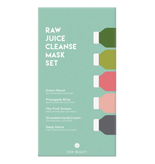 ESW BEAUTY RAW JUICE CLEANSE MASK BOX 5 Masks alt