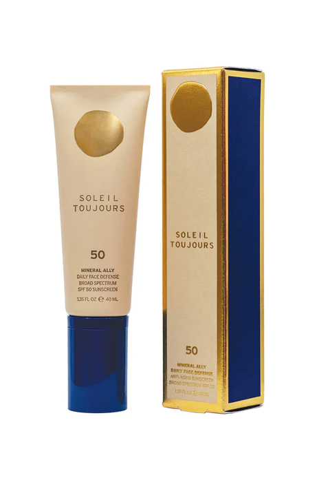 SOLEIL TOUJOURS MINERAL ALLY DAILY FACE DEFENSE SUNSCREEN SPF 50  1.35oz / 40ml alt