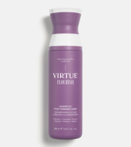 Virtue flourish shampoo for thinning hair. 