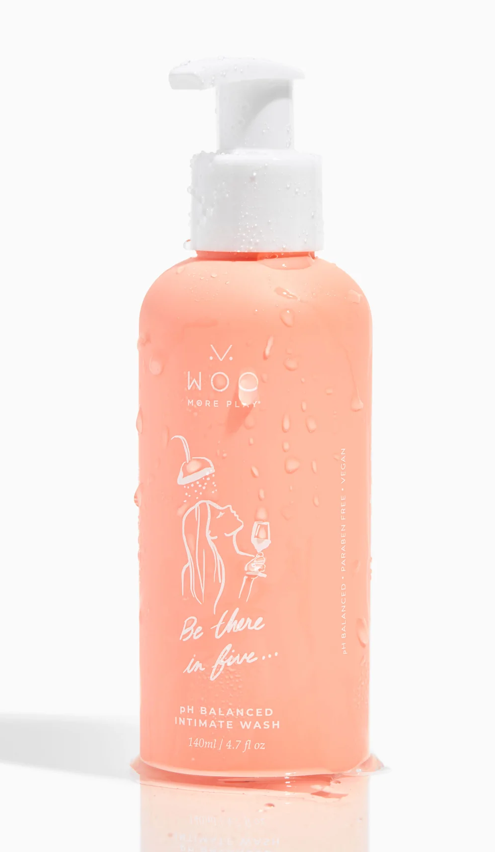 WOO MORE PLAY BE THERE IN FIVE pH BALANCED INTIMATE WASH  4.7oz / 140ml alt