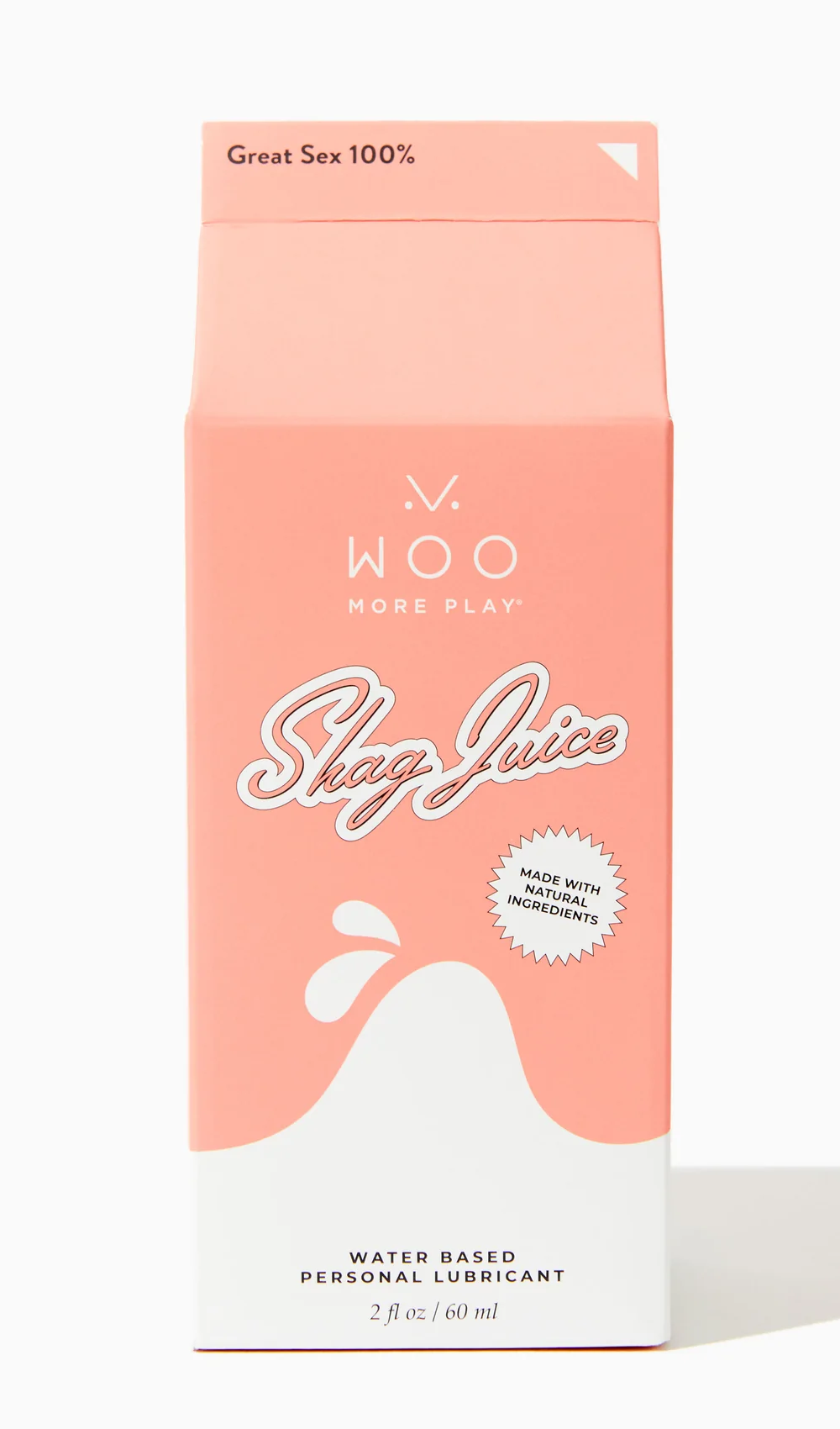 WOO MORE PLAY SHAG JUICE NATURAL WATER BASED LUBRICANT  2oz / 60ml alt