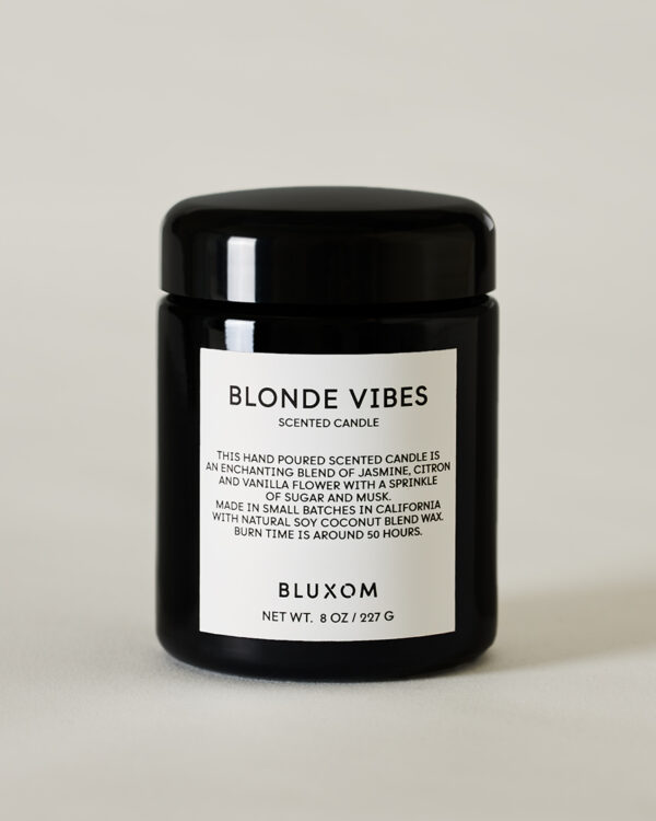 BLUXOM BLONDE VIBES SCENTED CANDLE