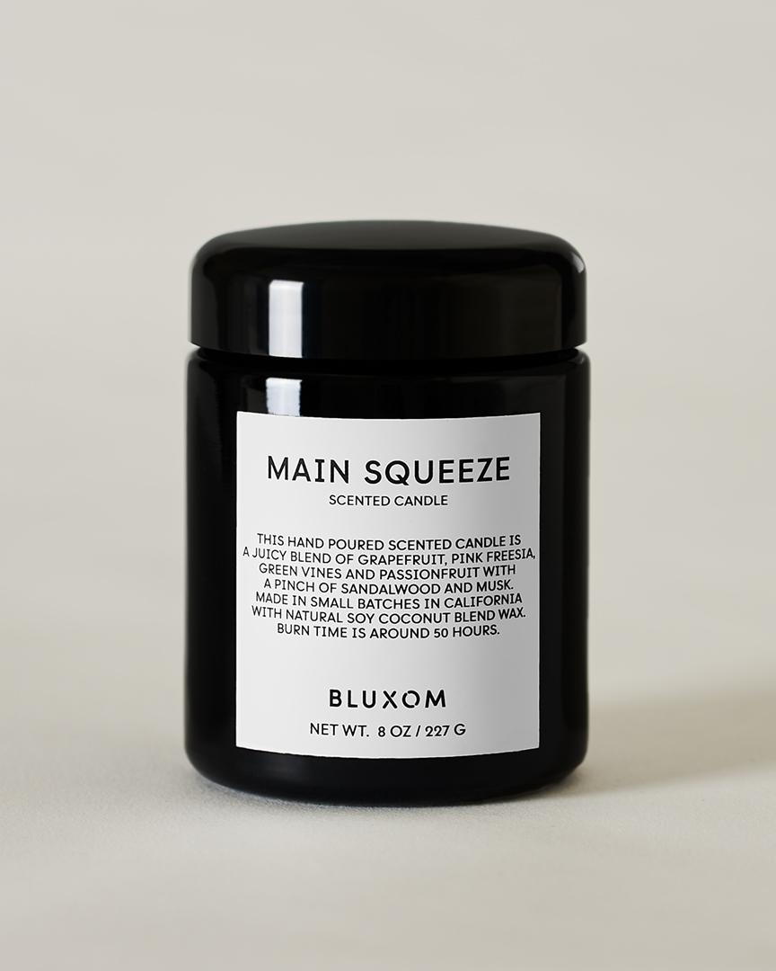 BLUXOM MAIN SQUEEZE SOY CANDLE 8oz / 227g alt