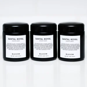 bluxom santal royal candle trio